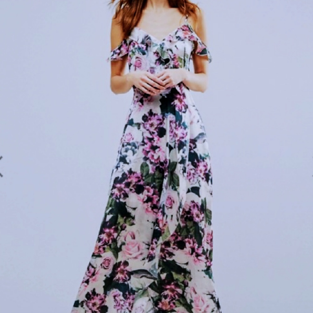Maxi Dress, Floral, Wrap Dress, dresses